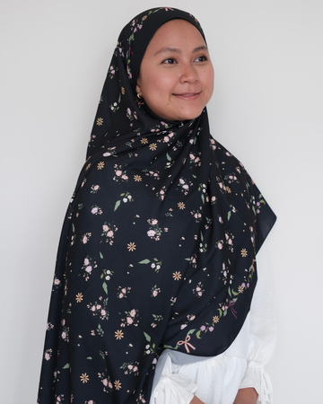Briar: Chiffon Crepe Printed Shawl