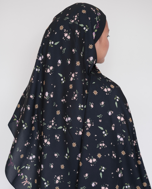 Briar: Chiffon Crepe Printed Shawl