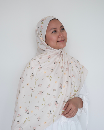 Primrose: Chiffon Crepe Printed Shawl
