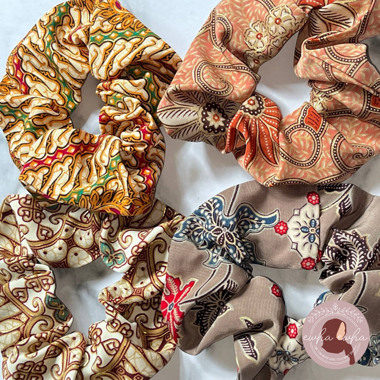 Scrunchies: Batik